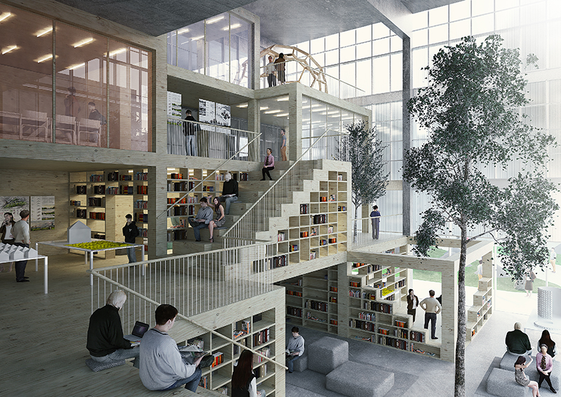 Fire teams giver bud på indretningen af den kommende arkitektskole
